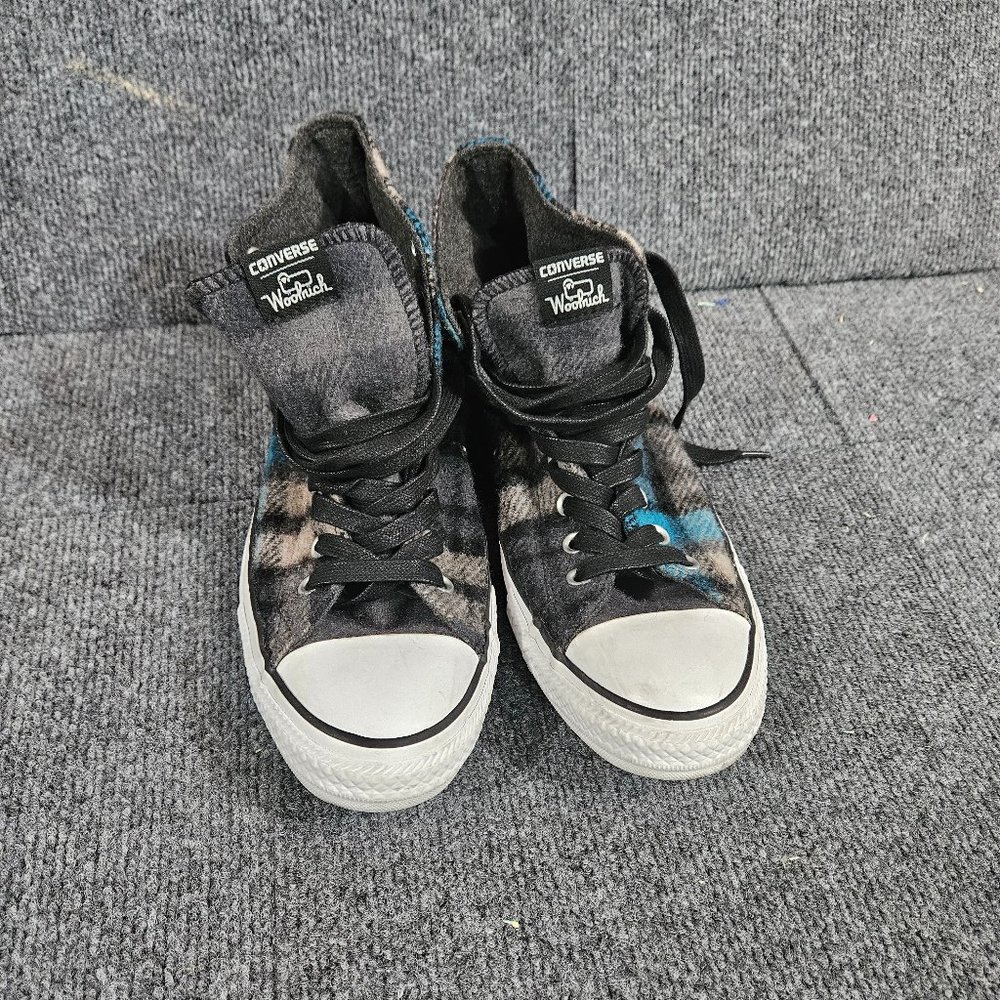 Converse Chuck Taylor All Star High x Woolrich Black Turquoise Men's Size 8.5